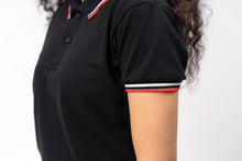 Load image into Gallery viewer, 2-Tipped  Stripes Classique Plain Women&#39;s Polo Shirt
