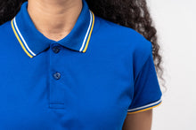 Load image into Gallery viewer, 2-Tipped  Stripes Classique Plain Women&#39;s Polo Shirt
