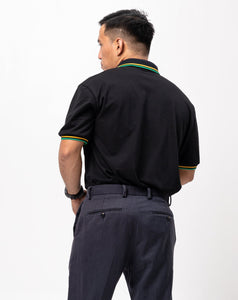 2-Tipped Classique Plain Polo Shirt