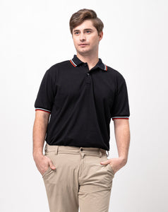 2-Tipped Classique Plain Polo Shirt