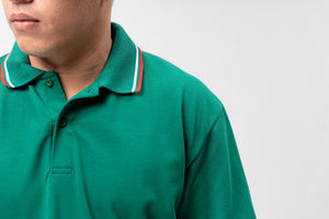 2-Tipped Classique Plain Polo Shirt