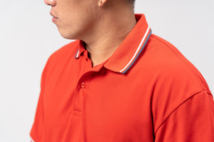 2-Tipped Classique Plain Polo Shirt