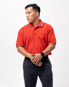 2-Tipped Classique Plain Polo Shirt