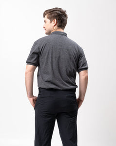 Acid Raven Black Classique Plain Polo Shirt