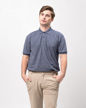 Load image into Gallery viewer, Acid Navy Blue Classique Plain Polo Shirt
