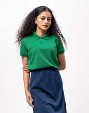 Load image into Gallery viewer, Forest Green Classique Plain Women&#39;s Polo Shirt
