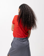 Load image into Gallery viewer, Red Classique Plain Women&#39;s Polo Shirt
