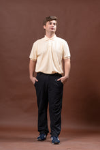 Load image into Gallery viewer, Cream Classique Plain Polo Shirt
