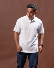 Load image into Gallery viewer, White Classique Plain Polo Shirt
