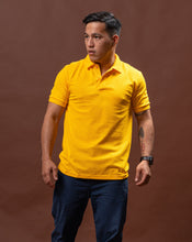 Load image into Gallery viewer, Canary Yellow Classique Plain Polo Shirt
