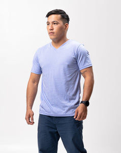 Easter Egg Sirotex Cotton Blue Plain Unisex T-Shirt