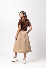 Load image into Gallery viewer, Choco Brown Sun Plain Women&#39;s T-Shirt
