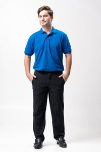 Dark Sky Blue Classique Plain Polo Shirt