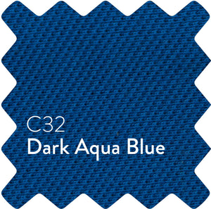 Dark Aqua Blue Classique Plain Women's Polo Shirt
