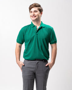 Emerald Green Classique Plain Polo Shirt