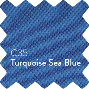 Turquoise Sea Blue Classique Plain Polo Shirt