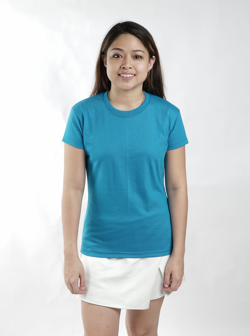 Light Aqua Blue Sun Plain Women's T-Shirt