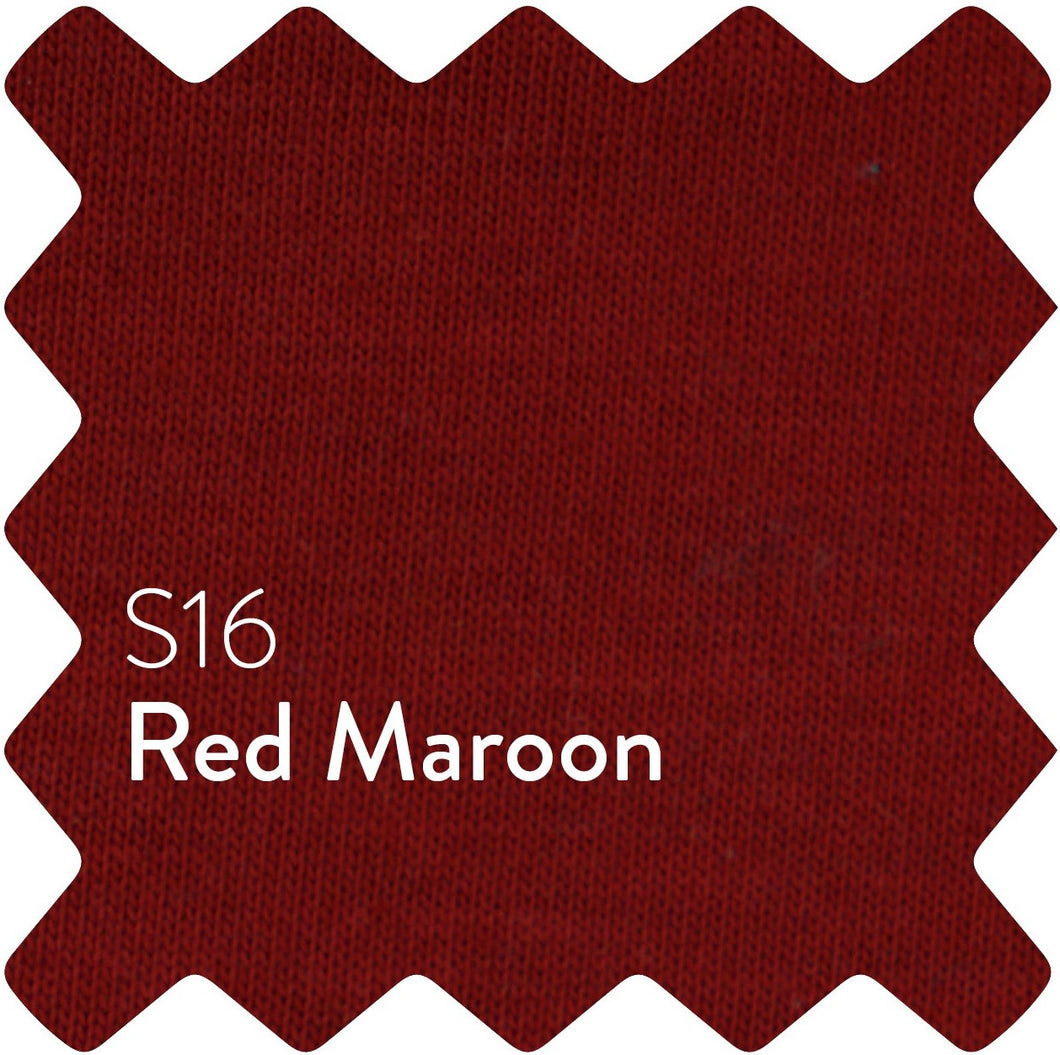 Red Maroon Sun Plain Women's T-Shirt