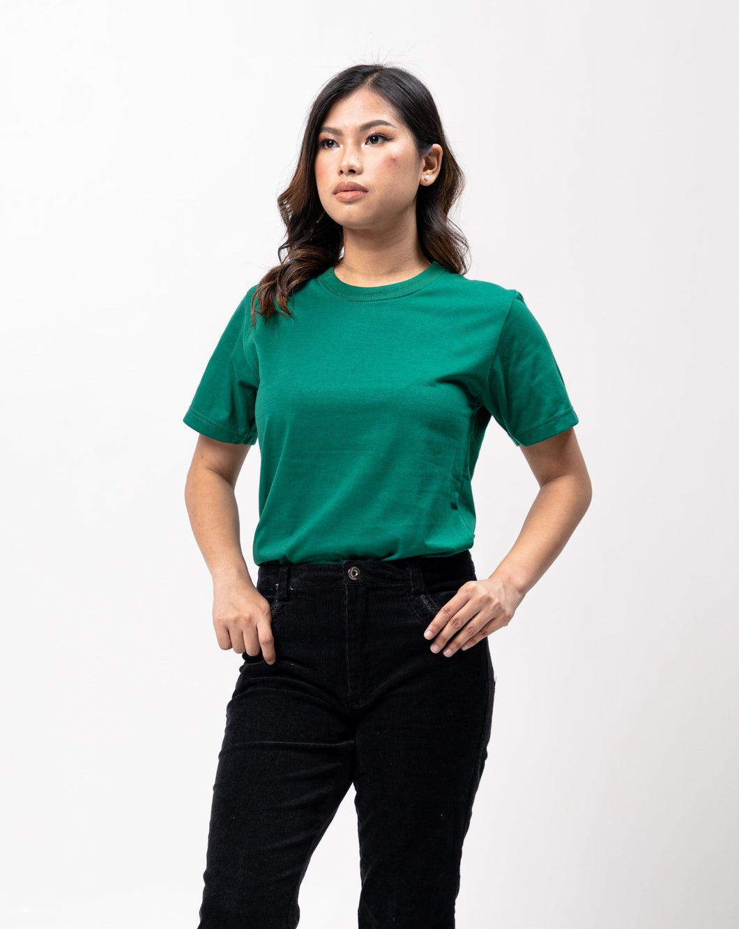 Emerald Green Sun Plain Women's T-Shirt