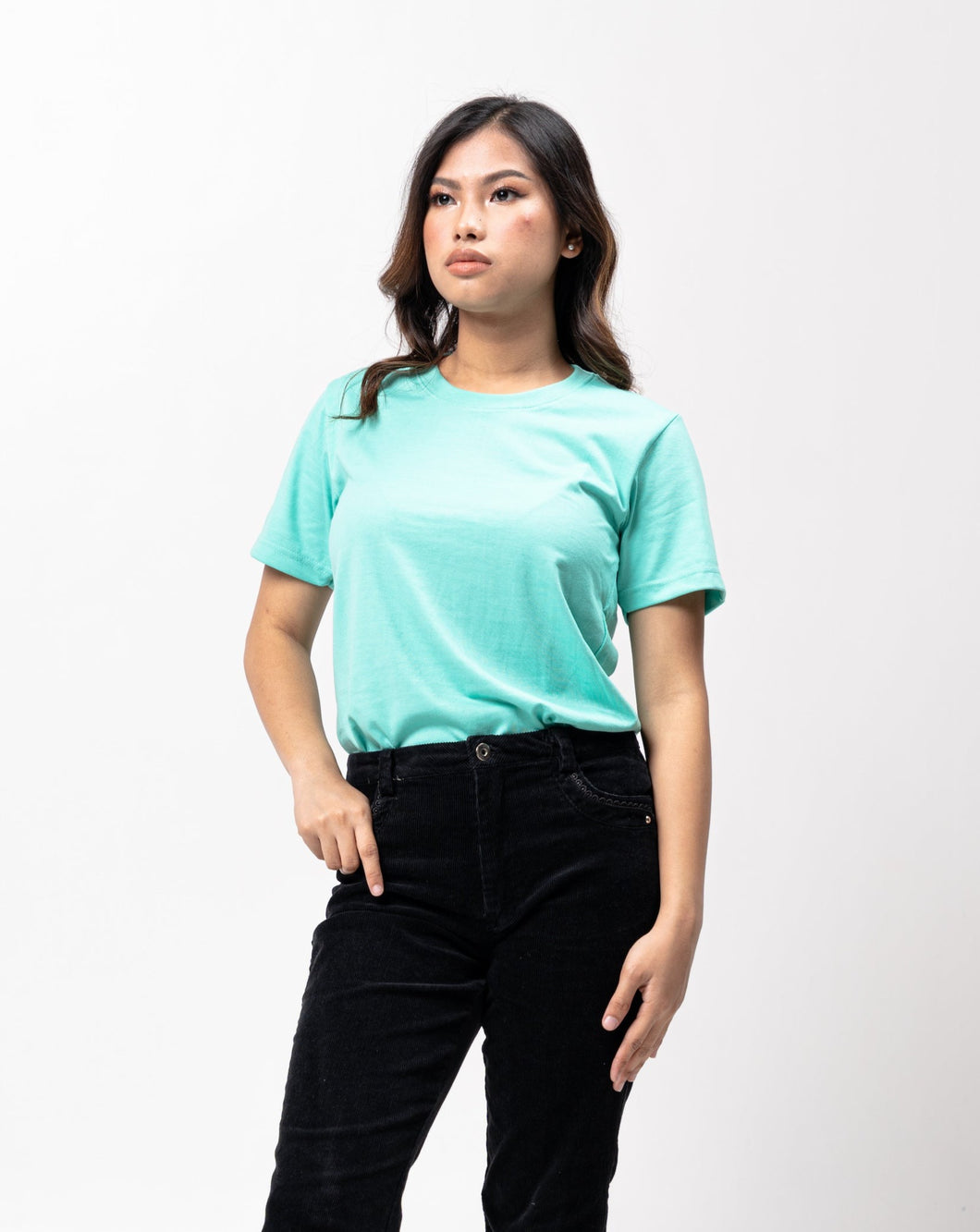 Ice Green Sun Plain Women's T-Shirt