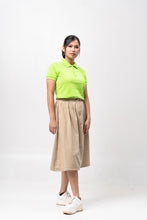 Load image into Gallery viewer, Neon Green Classique Plain Women&#39;s Polo Shirt
