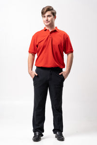 Red Classique Plain Polo Shirt