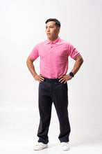 Load image into Gallery viewer, Giordano Pink Classique Plain Polo Shirt
