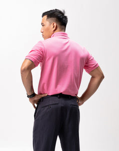 Giordano Pink Classique Plain Polo Shirt